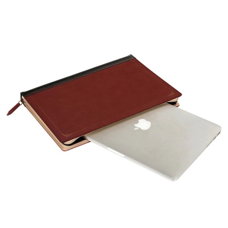 Newest PU Leather Laptop Sleeve for MacBook Air 13 15 A2337 M3 A3113 A3114 Carrying Case for Pro13 14 16 A2338 A2918 A2992 A2991