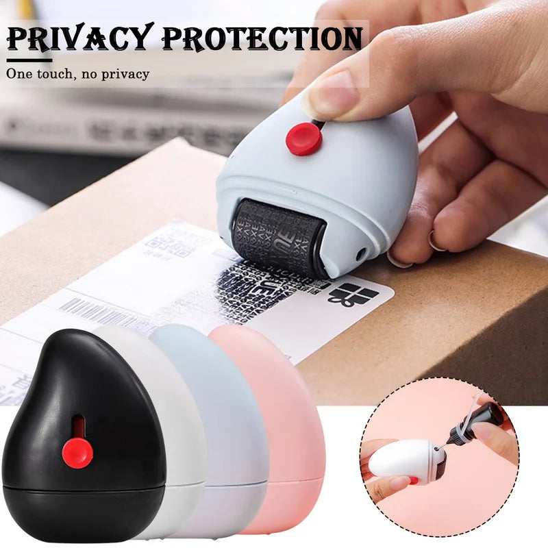 Theft Protection Roller Stamp for Privacy Confidential