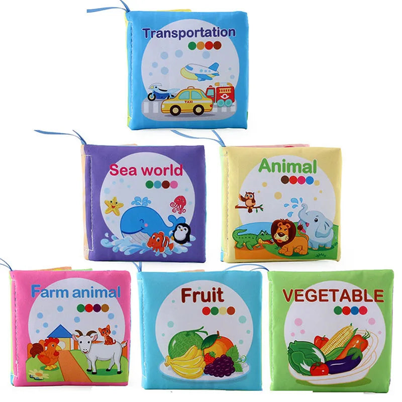 Baby Cloth Books Enlightenment Early Educational Toys 0-36 Months