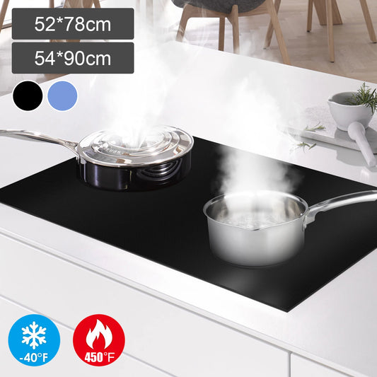 Induction Cooker Cover Silicone Mat Large Nonstick Electric Stove Cover Mat Anti-slip Anti-fouling and Anti-oil Protective Pad