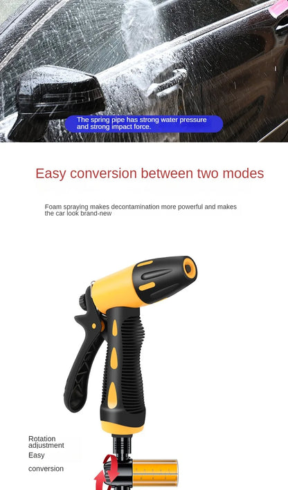 10-30 Meter Telescopic Water Pipe with High-pressure Nozzle Car Washing Tool