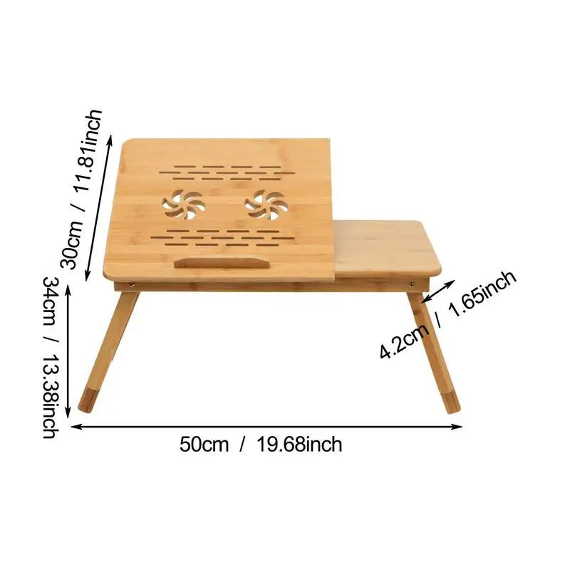 Laptop Lap bed  Desk 5 Adjustable Angles Drawer