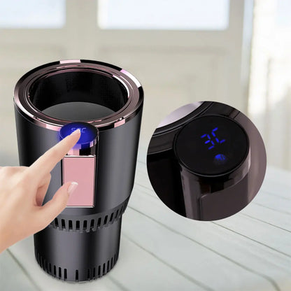 Smart Hot And Cold Cup Drinks Holders Digital Temperature Display