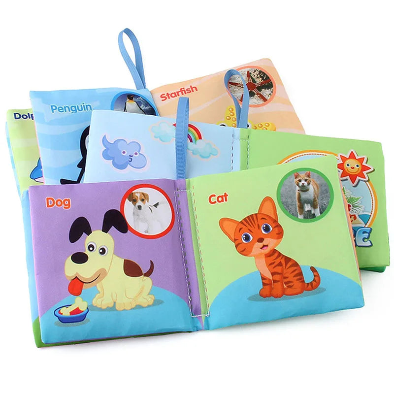 Baby Cloth Books Enlightenment Early Educational Toys 0-36 Months