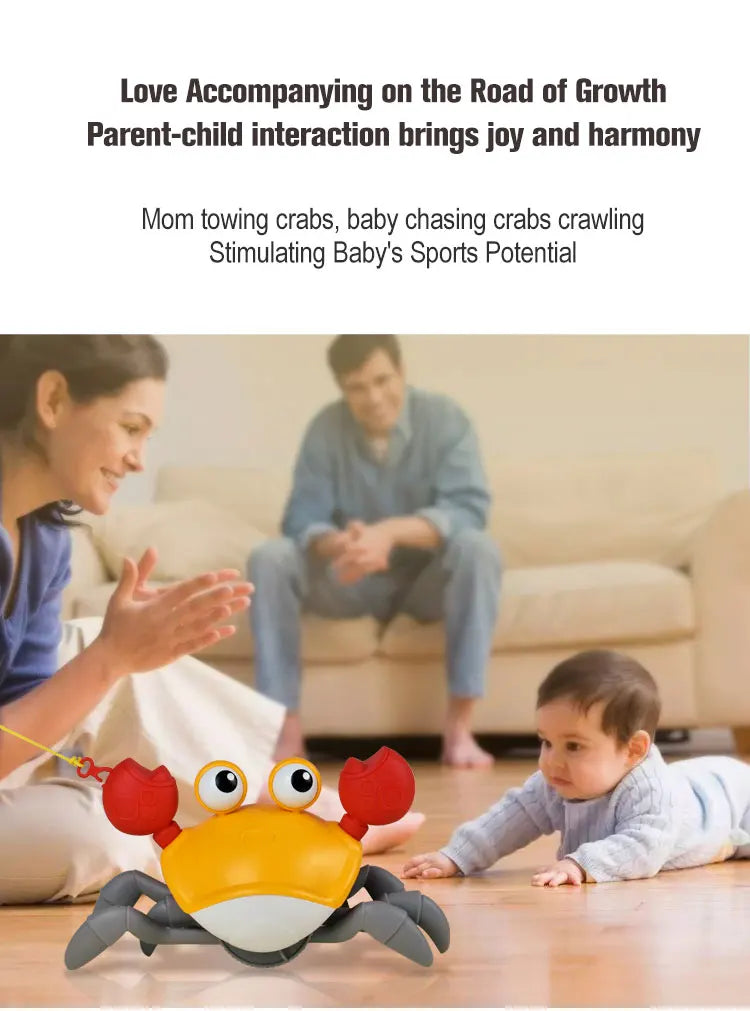 Dancing Crab Toy for Babies Crawling