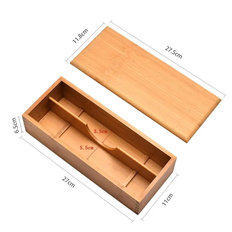 Bamboo Expandable Drawer Kitchen Organizer for Spoons Forks Knives cutleries