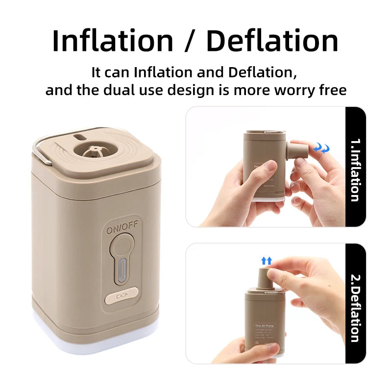 Wireless Inflation Pump Portable Outdoor Mini Air Compressor