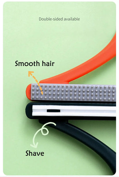 1pc 2in1 Double Sided Pet Hair Remover Lint