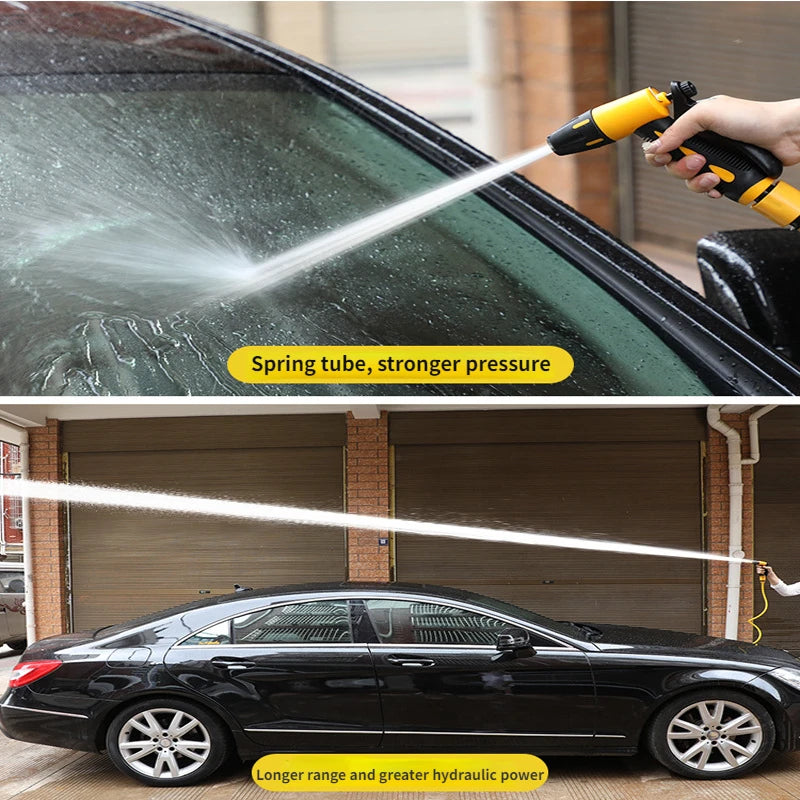 10-30 Meter Telescopic Water Pipe with High-pressure Nozzle Car Washing Tool