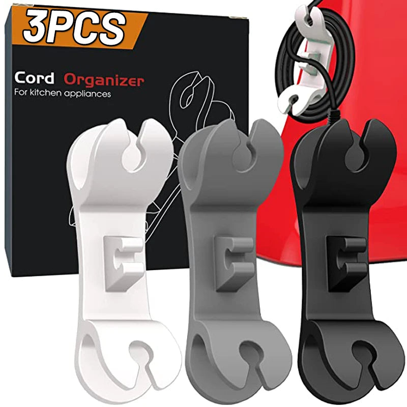 Cord Wrapper Hooks Wire Cord Cable Organizer