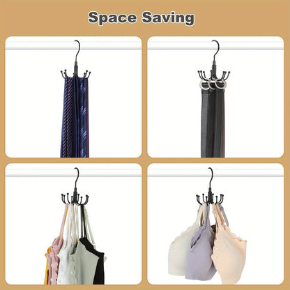 360° Rotatable Hanger With 8 Hooks Space