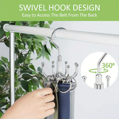 360° Rotatable Hanger With 8 Hooks Space