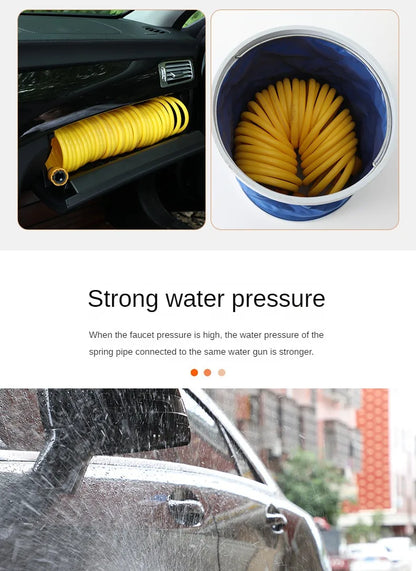 10-30 Meter Telescopic Water Pipe with High-pressure Nozzle Car Washing Tool