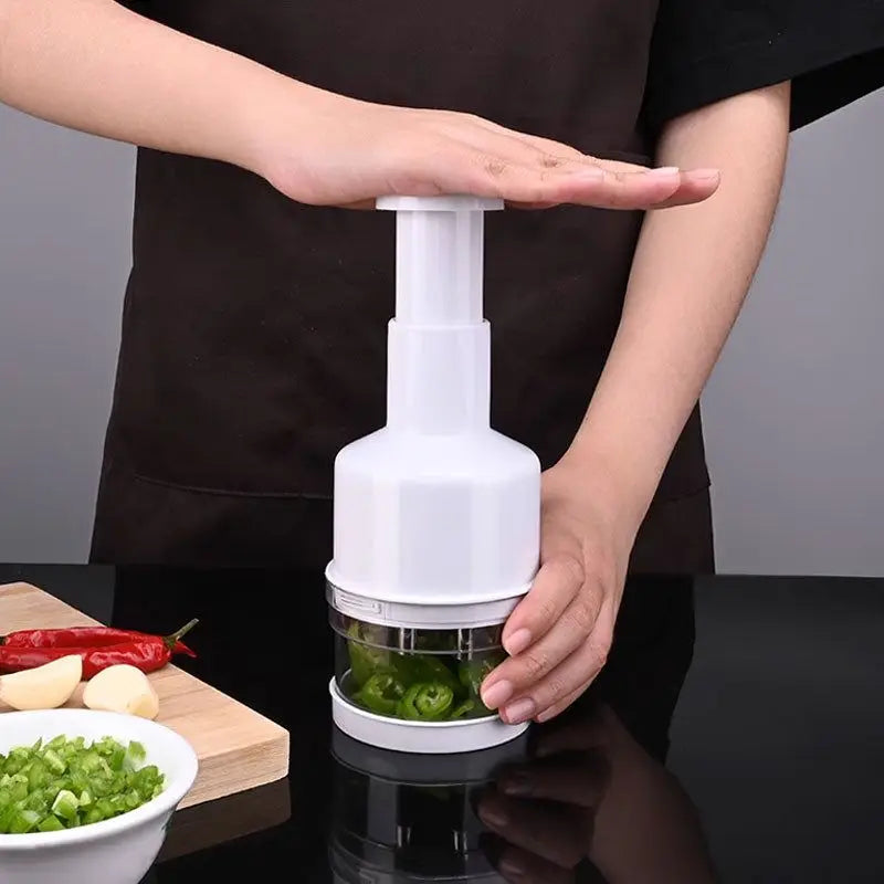 Multifunction Hand Press Food Chopper