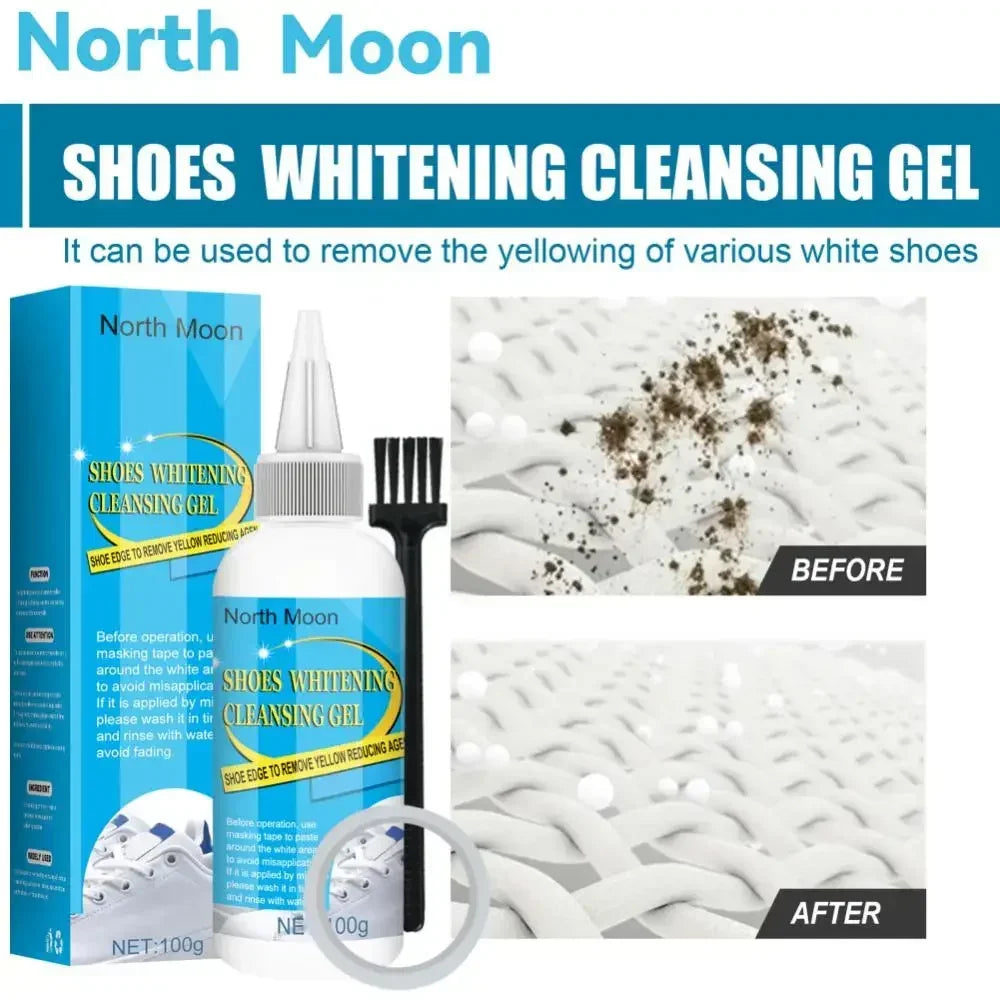 Shoes Cleaner Kit Removes Shoes Whitening Cleansing Gel