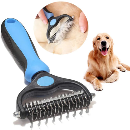 Professional Pet Deshedding Brush Dog Hair Remover