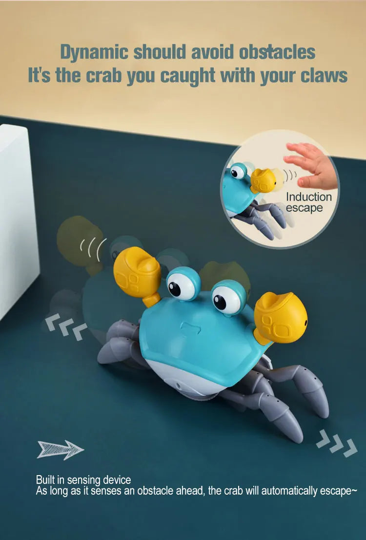 Dancing Crab Toy for Babies Crawling