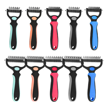 Professional Pet Deshedding Brush Dog Hair Remover